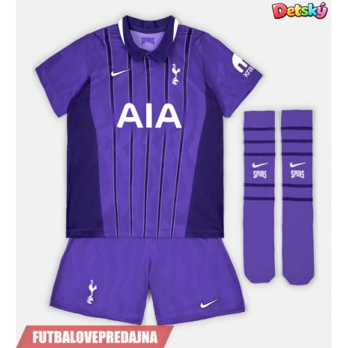 Lacne Dětský Futbalové dres Tottenham Hotspur Mateus Fernandes #18 2026-27 Krátky Rukáv - Tretina (+ trenírky)